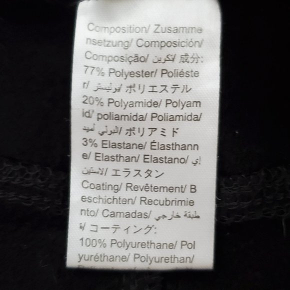 Appercloth A Stretchy Black Faux Leather Pants with Soft Inside NWT Size L - Picture 9 of 13